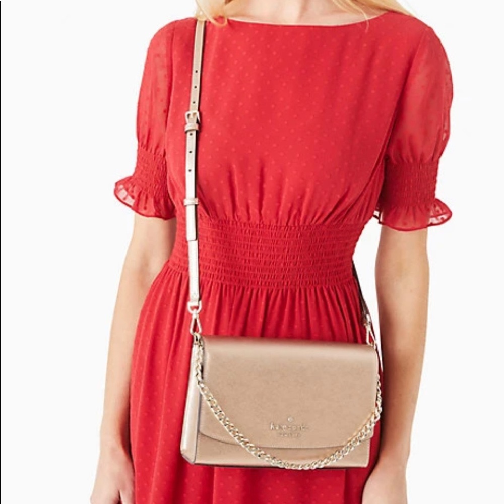 Kate Spade Golden Crossbody Bag - Picture 7 of 12